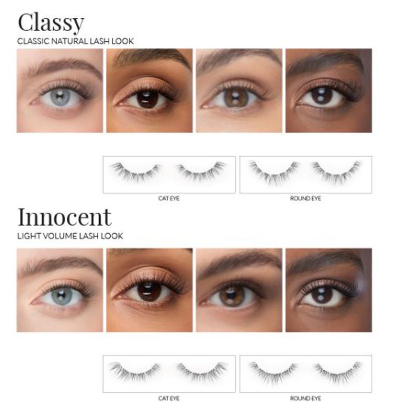 Pestañas en racimo Pre-pegadas nanolash