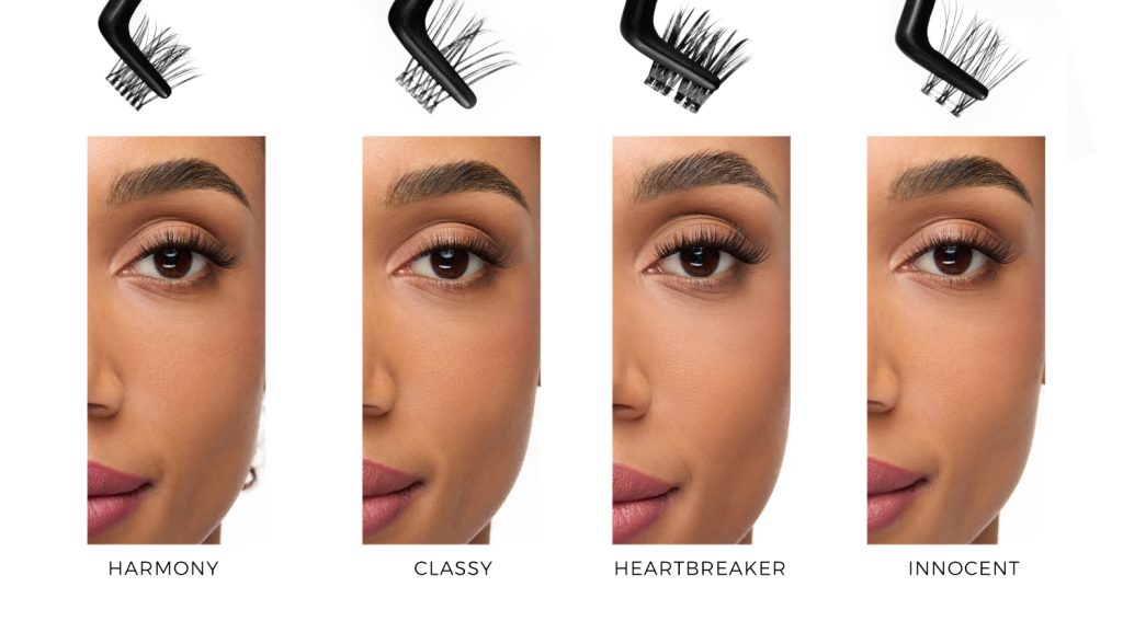 Pestañas en racimo DIY para extensión de pestañas en casa nanolash