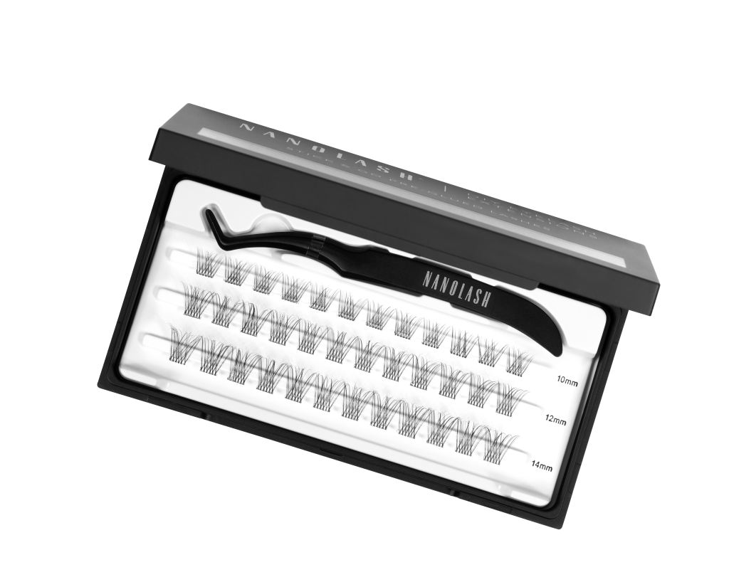 pestanas en racimo con preadhesivo nanolash