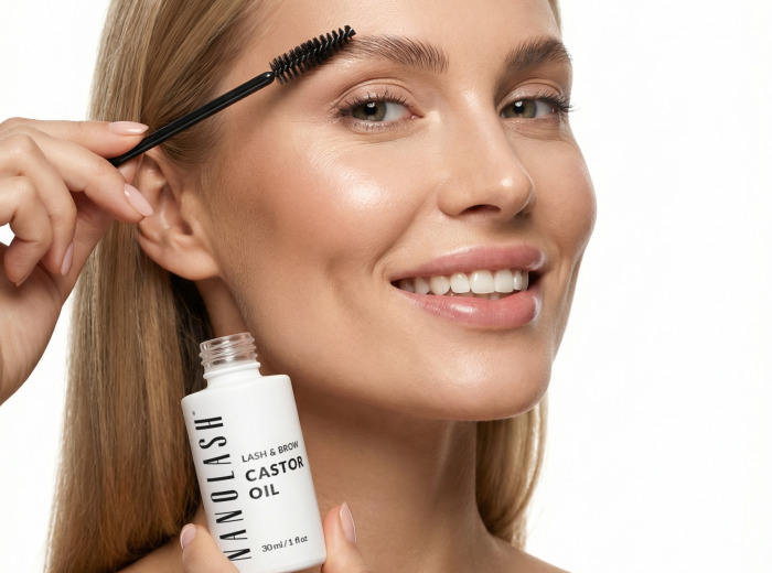 nanolash aceite de ricino en las pestañas
