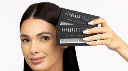 nanolash pestanas en racimo con preadhesivo