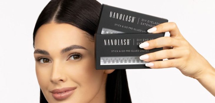 nanolash pestanas en racimo con preadhesivo